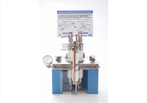 Double-seal Terminal Header with Check port